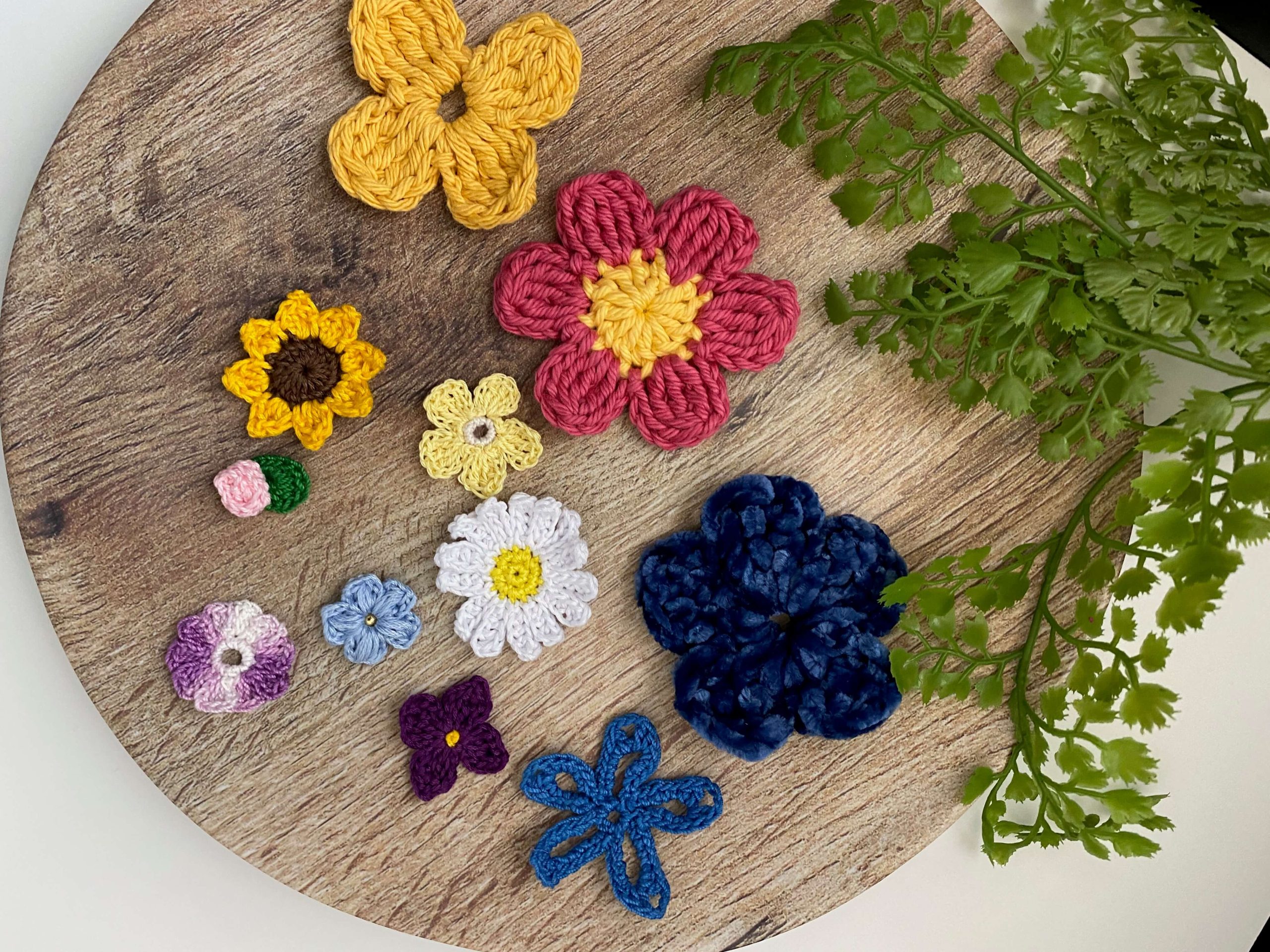 Floral Crochet Kitchen Set 
